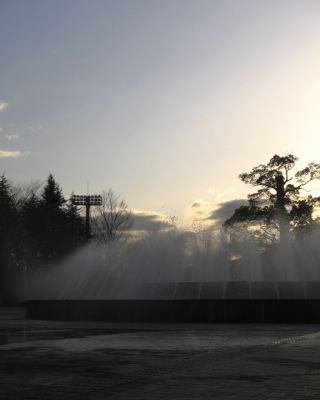 soku_13548.jpg :: PowerShotS95 風景 水分 水 噴水 水しぶき 公園 