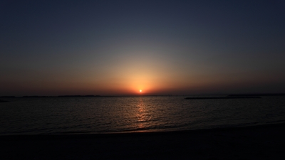 soku_14163.jpg :: 風景 自然 空 夕日 夕焼け 日没 