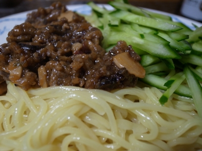 soku_14832.jpg :: 夜食 ジャージャー麺 