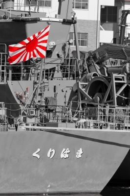 soku_15505.jpg :: 海上自衛隊 十六条旭日旗 軍艦旗 自衛艦旗 ワンポイントカラー 