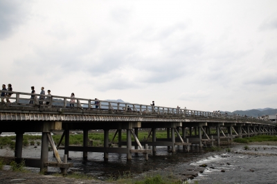 soku_16477.jpg :: 建築 建造物 橋 木製橋 木橋 風景 自然 川 河川 