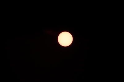 soku_16613.jpg :: 風景 自然 天体 太陽 赤外線撮影 黒点 