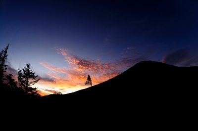 soku_17681.jpg :: 風景 自然 空 日の出前 ブルーアワー 富士山 