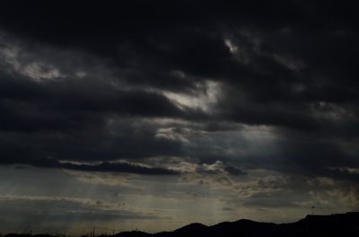 soku_17809.jpg :: 風景 自然 空 暗雲 