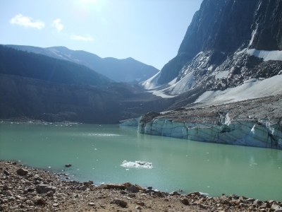 soku_17886.jpg :: カナディアンロッキー エンジェル氷河 風景 自然 山 川 渓谷 外国