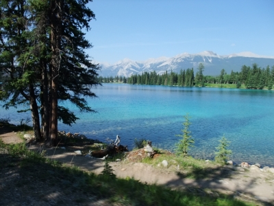 soku_18184.jpg :: カナダ ジャスパー カナディアンロッキー 風景 自然 湖 外国 