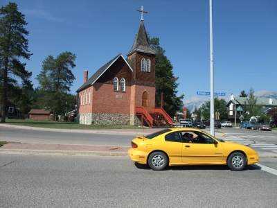 soku_18185.jpg :: カナダ ジャスパー 建築 建造物 教会 外国 