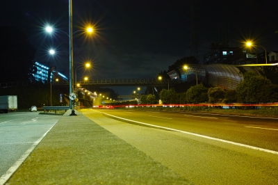 soku_19469.jpg :: 高速 建築 建造物 道路 夜景 