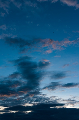soku_19745.jpg :: 空 雲 夕暮れ 風景 飛行機 