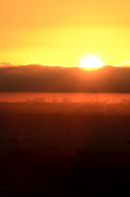 soku_19842.jpg :: 風景 自然 空 朝日 朝焼け 日の出 
