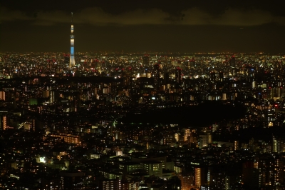 soku_19876.jpg :: 夜景 RX100 建築 建造物 塔 タワー 東京スカイツリー 