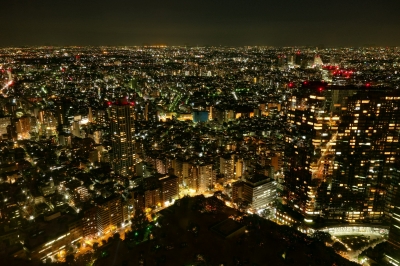 soku_19985.jpg :: 夜景 RX100 風景 街並み 都市の風景 ビル群 