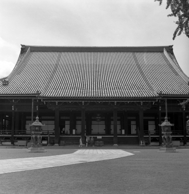 soku_20010.jpg :: 建築 建造物 寺院 京都 銀塩 モノクロ フィルム 