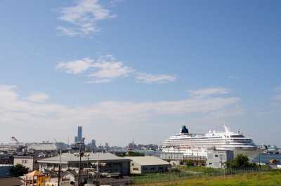 soku_20756.jpg :: 飛鳥Ⅱ 新潟港 乗り物 交通 船 客船 
