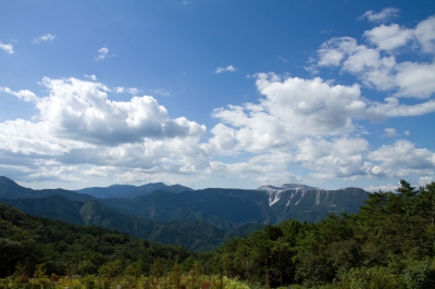 soku_21039.jpg :: 風景 自然 山 空 青空 雲 