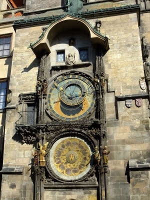 soku_21042.jpg :: プラハ 旧市庁舎 天文時計 建築 建造物 歴史的建造物 外国 