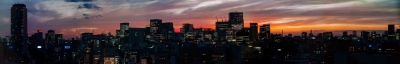 soku_21102.jpg :: 風景 自然 空 夕焼け パノラマ 