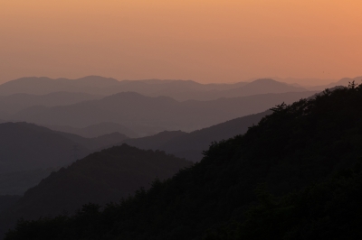 soku_21379.jpg :: 風景 自然 山 空 夕焼け 
