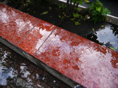 soku_21473.jpg :: 水 ベンチ 雨 