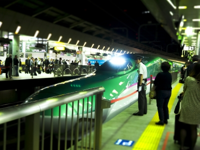 soku_21505.jpg :: はやぶさ 東京駅 発車 車両点検により遅延 はやぶさ最終 