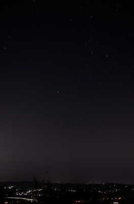 soku_21538.jpg :: 風景 自然 天体 星空 冬の大三角形 オリオン座 シリウス 