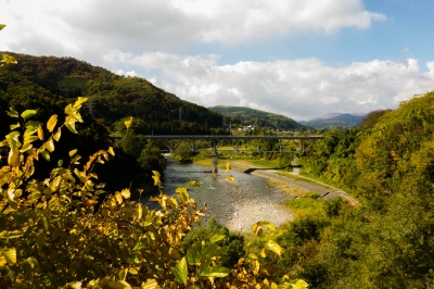 soku_21946.jpg :: 風景 自然 川 河川 建築 建造物 橋 