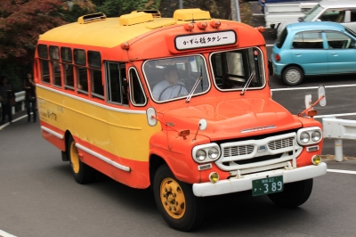 soku_21974.jpg :: 乗り物 交通 自動車 バス ボンネットバス 秘境 祖谷 