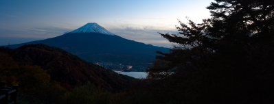 soku_22388.jpg :: 富士山 天下茶屋 夕暮れ 風景 パノラマ (^.^) 