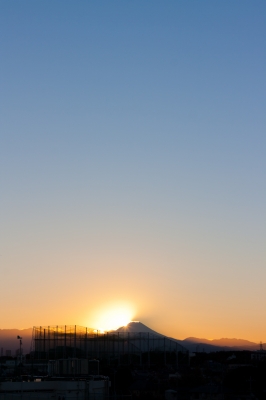 soku_22829.jpg :: 富士山 日没 夕焼け 風景 