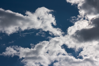 soku_22978.jpg :: 空 雲 飛行機 飛行機雲 風景 
