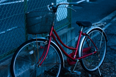 soku_23080.jpg :: 夕暮れ 自転車 