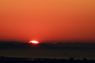 soku_23974.jpg :: 風景 自然 空 朝日 朝焼け 日の出 