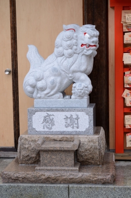 soku_25054.jpg :: 建築 建造物 神社 狛犬 