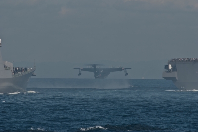 soku_25260.jpg :: 島嶼防衛 US.2 救難飛行艇 着水 