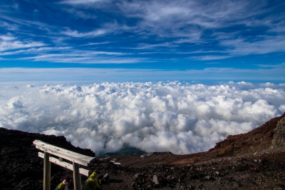 soku_27855.jpg :: 風景 自然 山 山頂 雲海 雲の上 