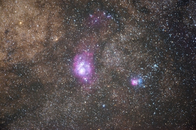 soku_28016.jpg :: 風景 自然 天体 星雲 M8 M20 干潟星雲 三裂星雲 