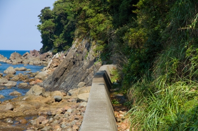 soku_28551.jpg :: 風景 自然 海 海岸 堤防 