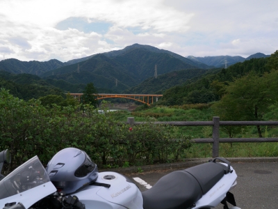 soku_28674.jpg :: 風景 自然 山 オートバイ バイク 