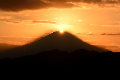 soku_28681.jpg :: 風景 自然 山 富士山 ダイアモンド富士 
