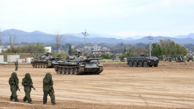 soku_29064.jpg :: 陸上自衛隊 訓練展示 74式戦車 