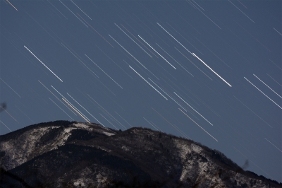 soku_29679.jpg :: 風景 自然 天体 星空 雪山 