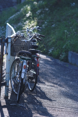 soku_30373.jpg :: 風景 街並み 自転車 比較写真 