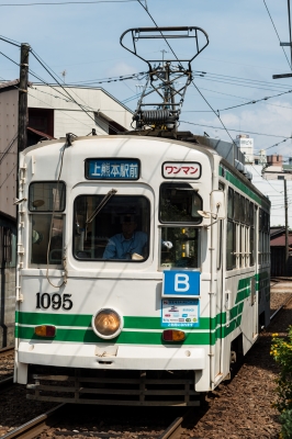 soku_31214.jpg :: 乗り物 交通 鉄道 電車 路面電車 熊本市電 ちんちん電車 