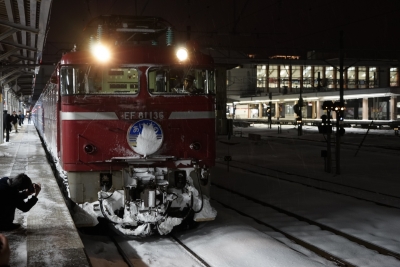 soku_32132.jpg :: 乗り物 交通 鉄道 電車 雪 