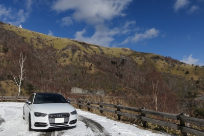 soku_33473.jpg :: 風景 自然 山 車 ドライブ Audi S3 長野県 レーダードーム 