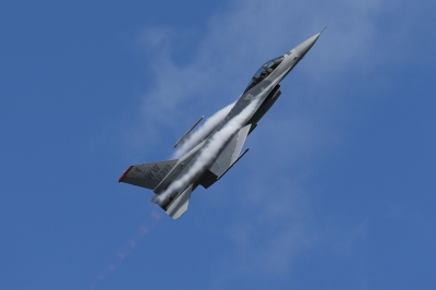 soku_34602.jpg :: 乗り物 交通 航空機 飛行機 軍用機 戦闘機 F.16CM 